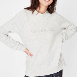 NWOT Sweaty Betty London Sweatshirt Gray Size S